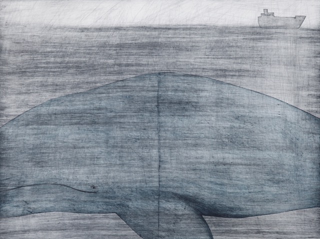 Whale-and-Cargo-Ship-18x24
